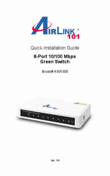 Airlink101 Switch ASW308-page_pdf